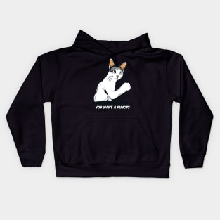 Cat Meme Punch T-Shirt Kids Hoodie